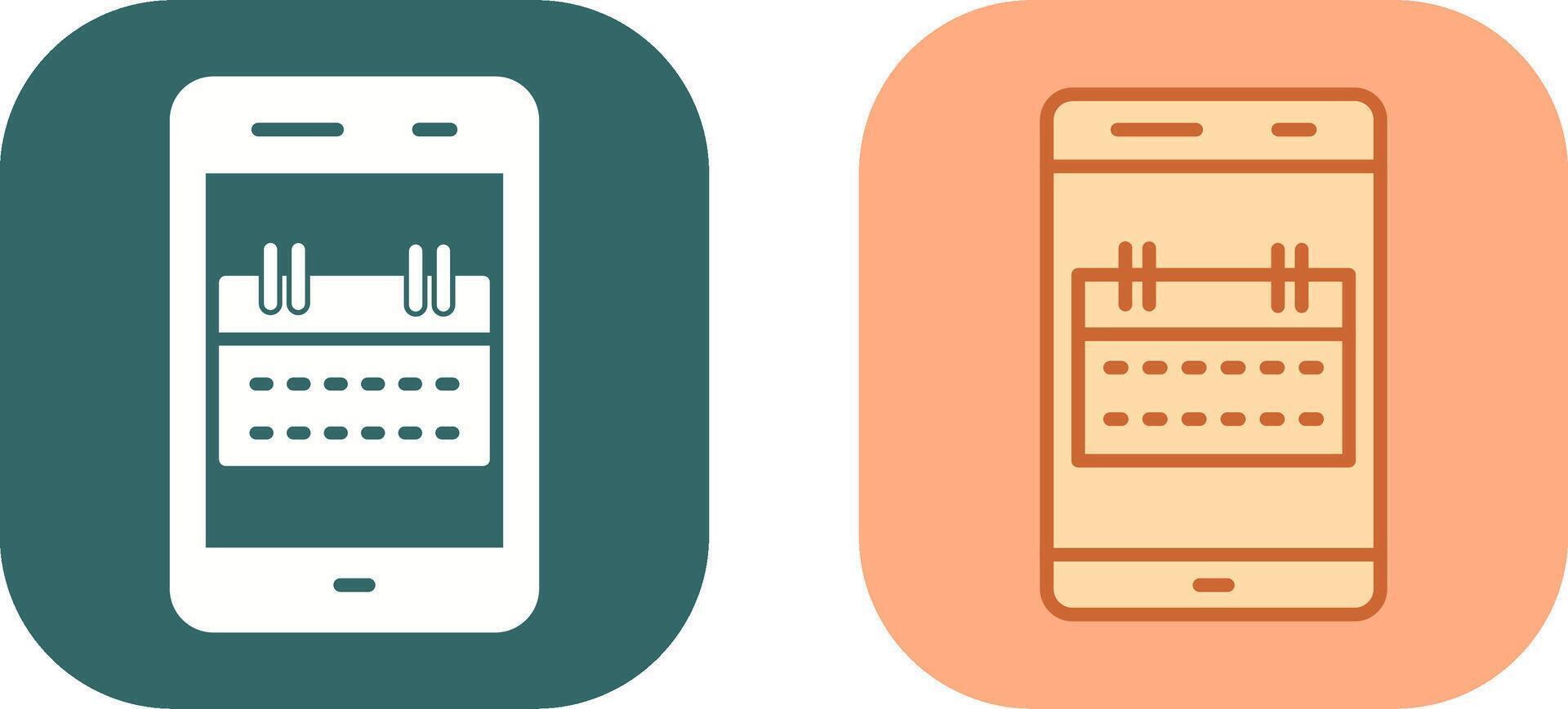 Calendar Icon Design vector