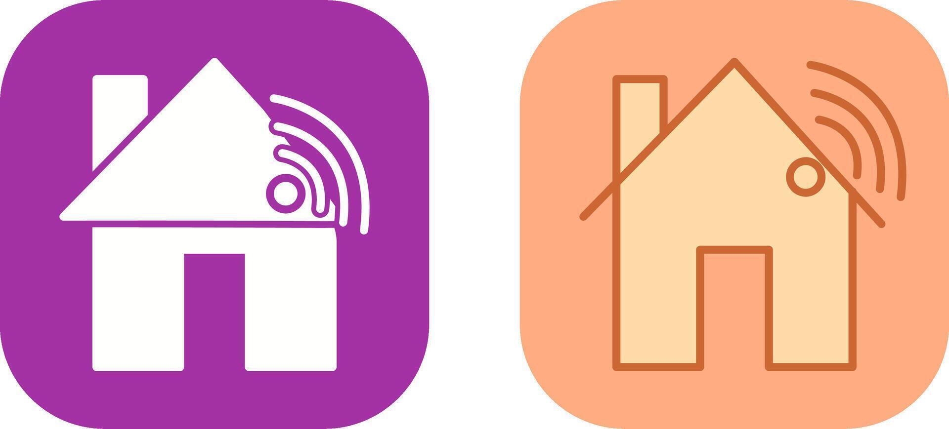 Smart House Icon Design vector