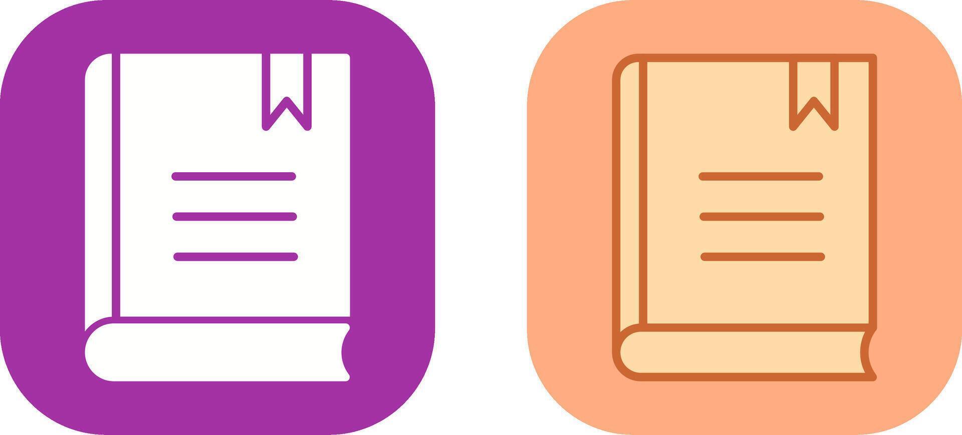 Book Icon Design vector