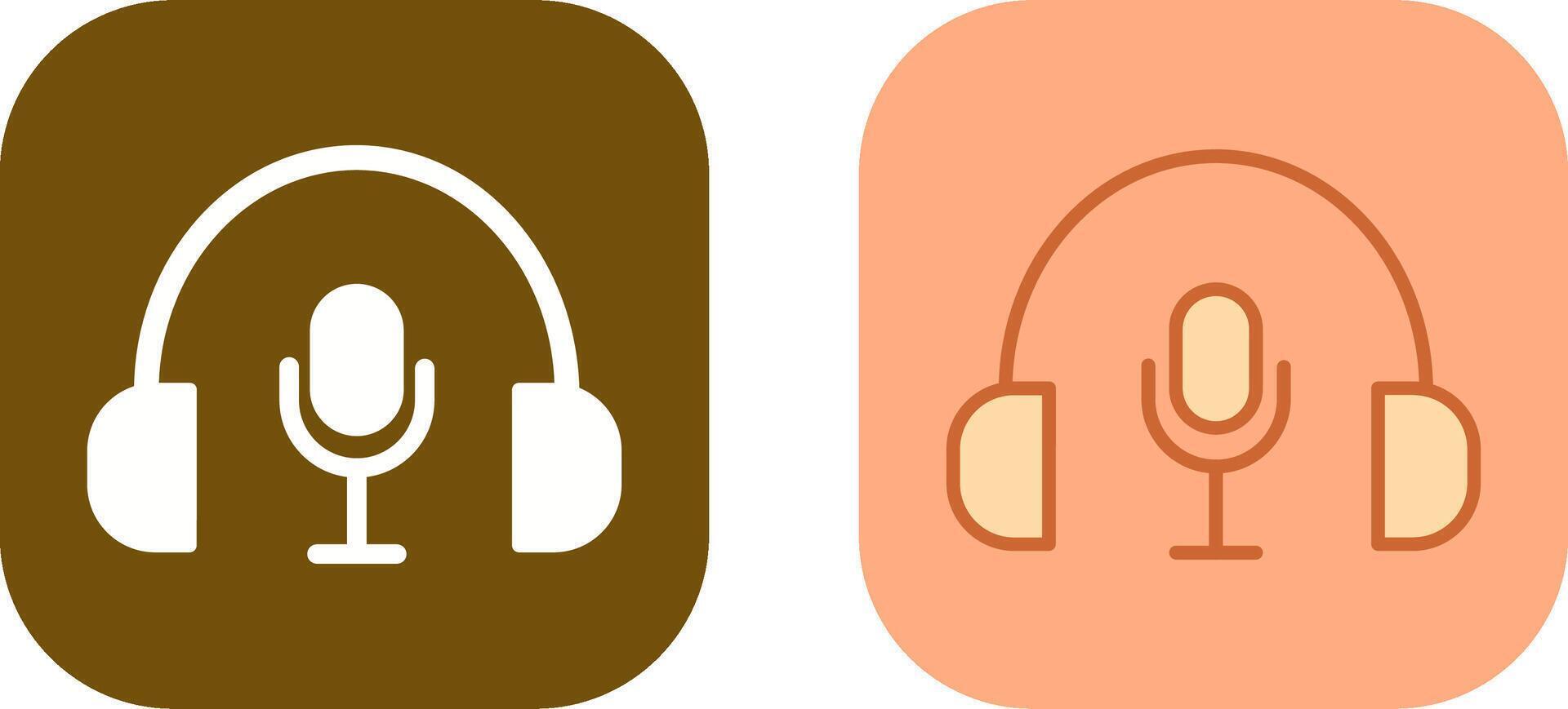 Podcast Icon Design vector