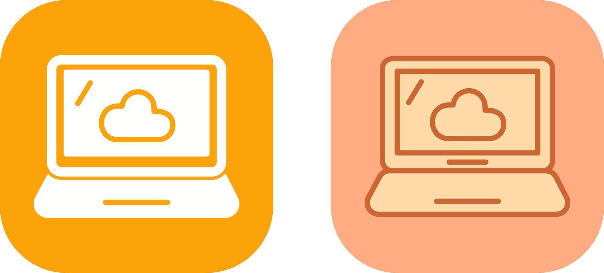Laptop Icon Design vector