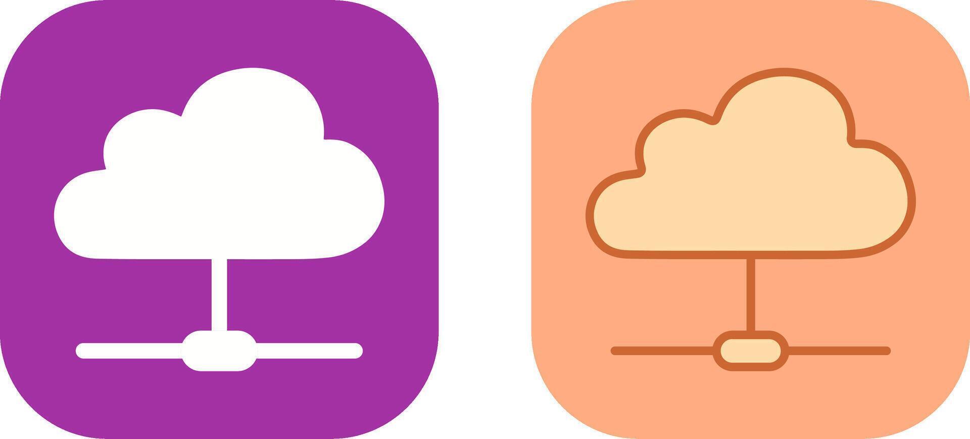 Cloud Icon Design vector