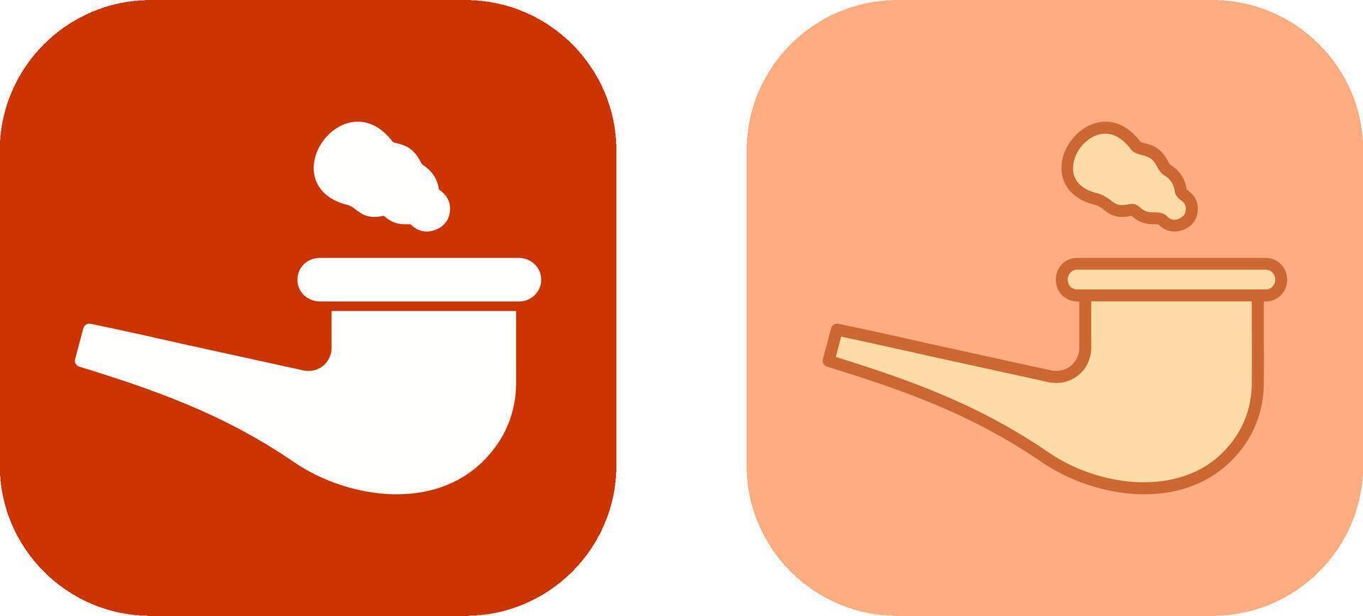 Smoke Pipe Icon Design vector