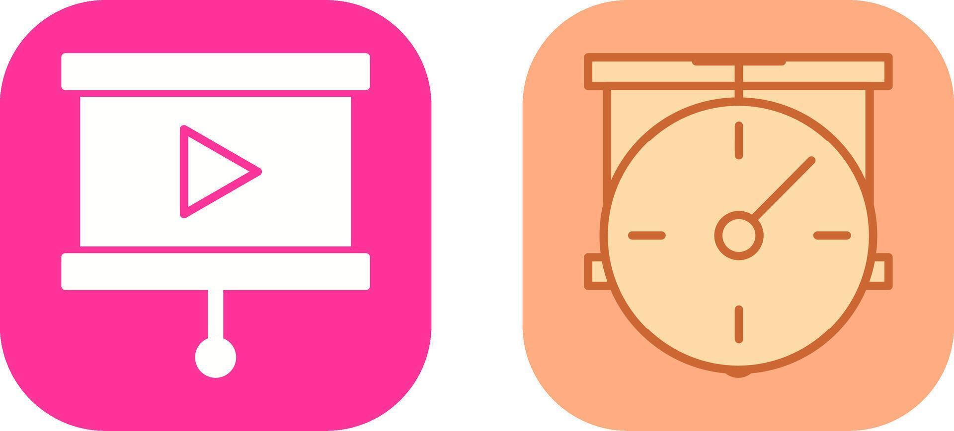 Slideshow Icon Design vector