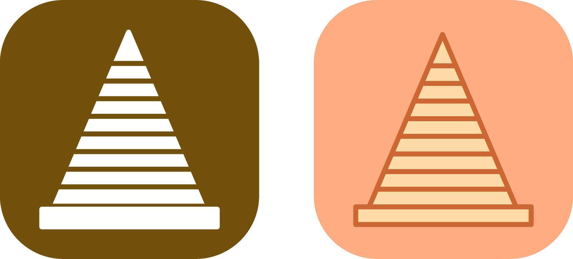 Traffic Cone Icon Design vector