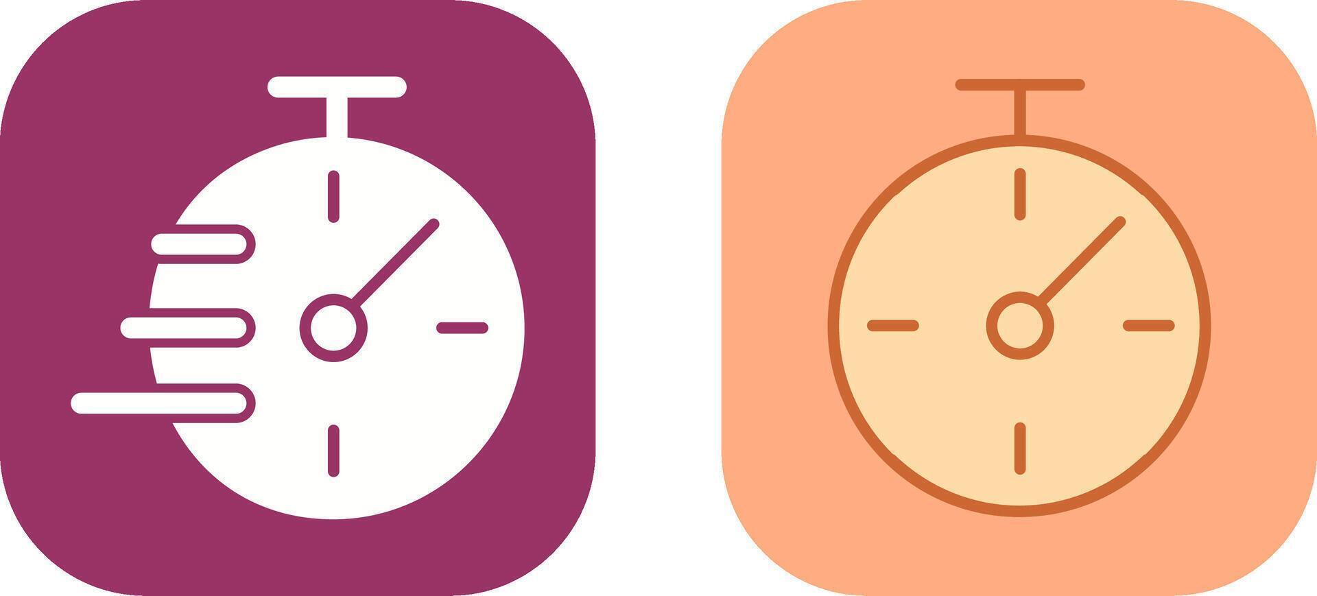 Flex Time Icon Design vector