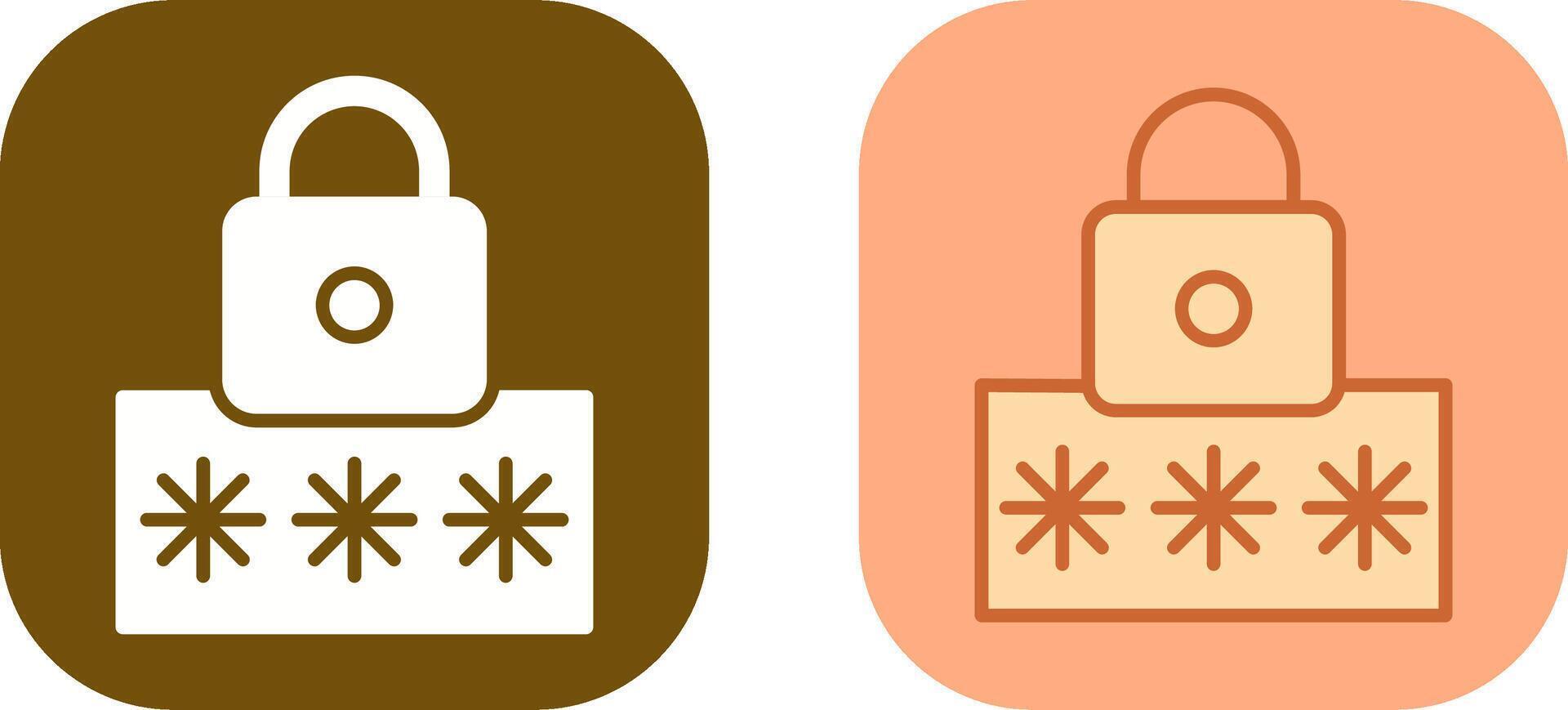 Pin Code Icon Design vector