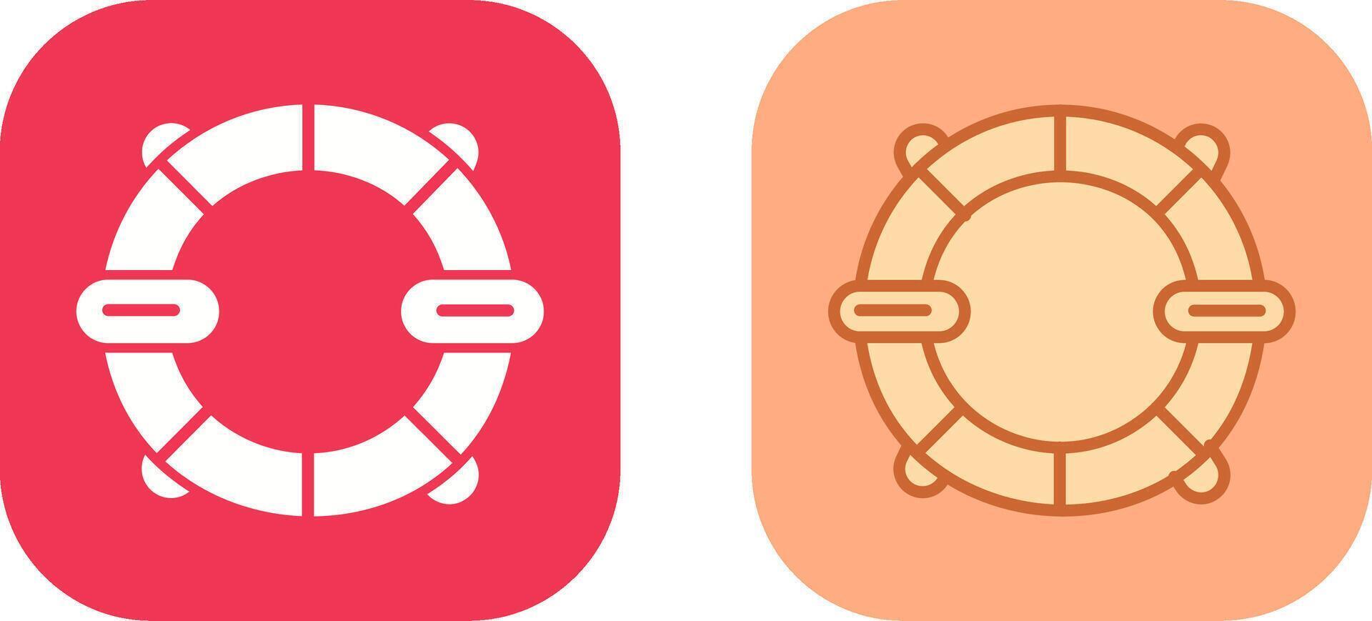 Life Saver Icon Design vector