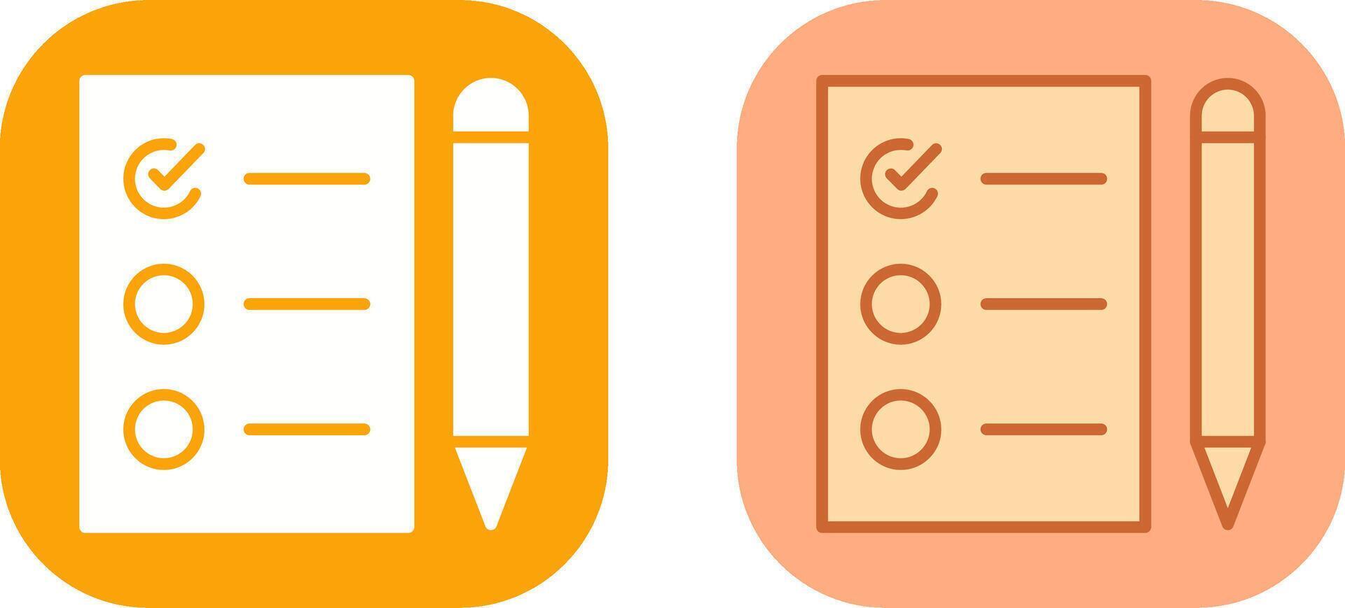 Task List Icon Design vector