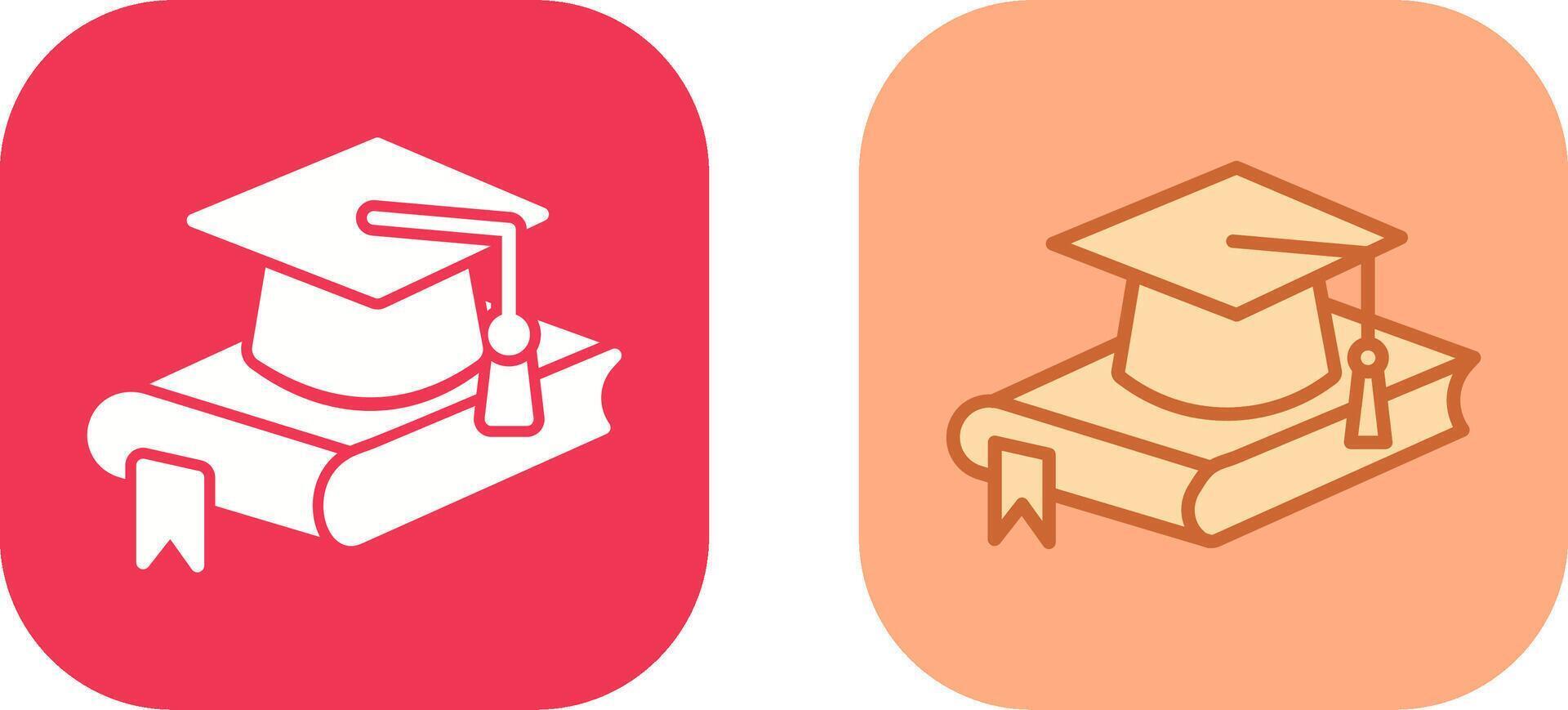 Graduation Hat Icon Design vector