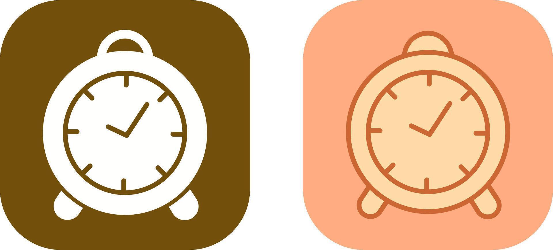 Alarm Clock Icon Design vector