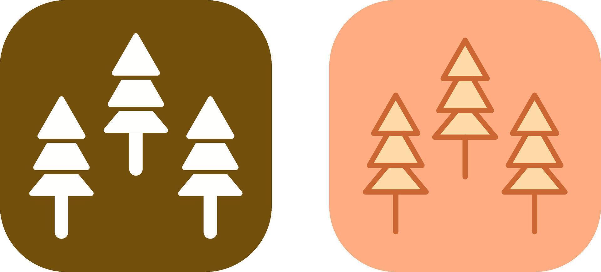 Forest Icon Design vector
