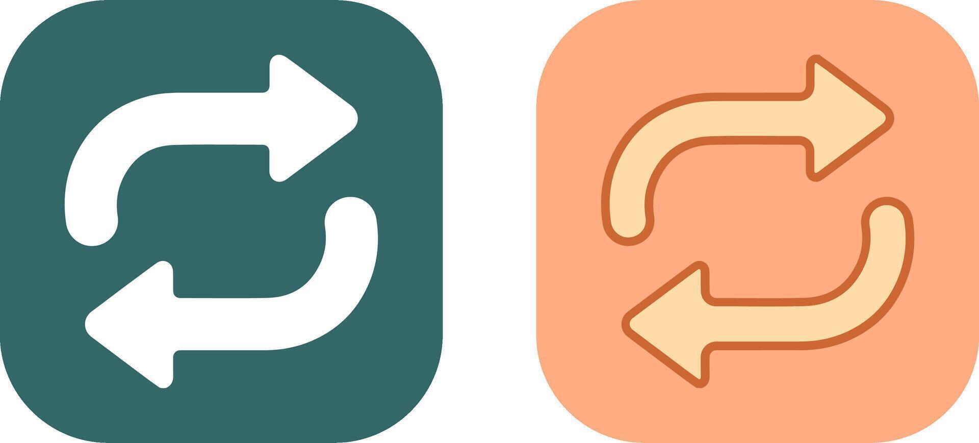 Repeat Icon Design vector