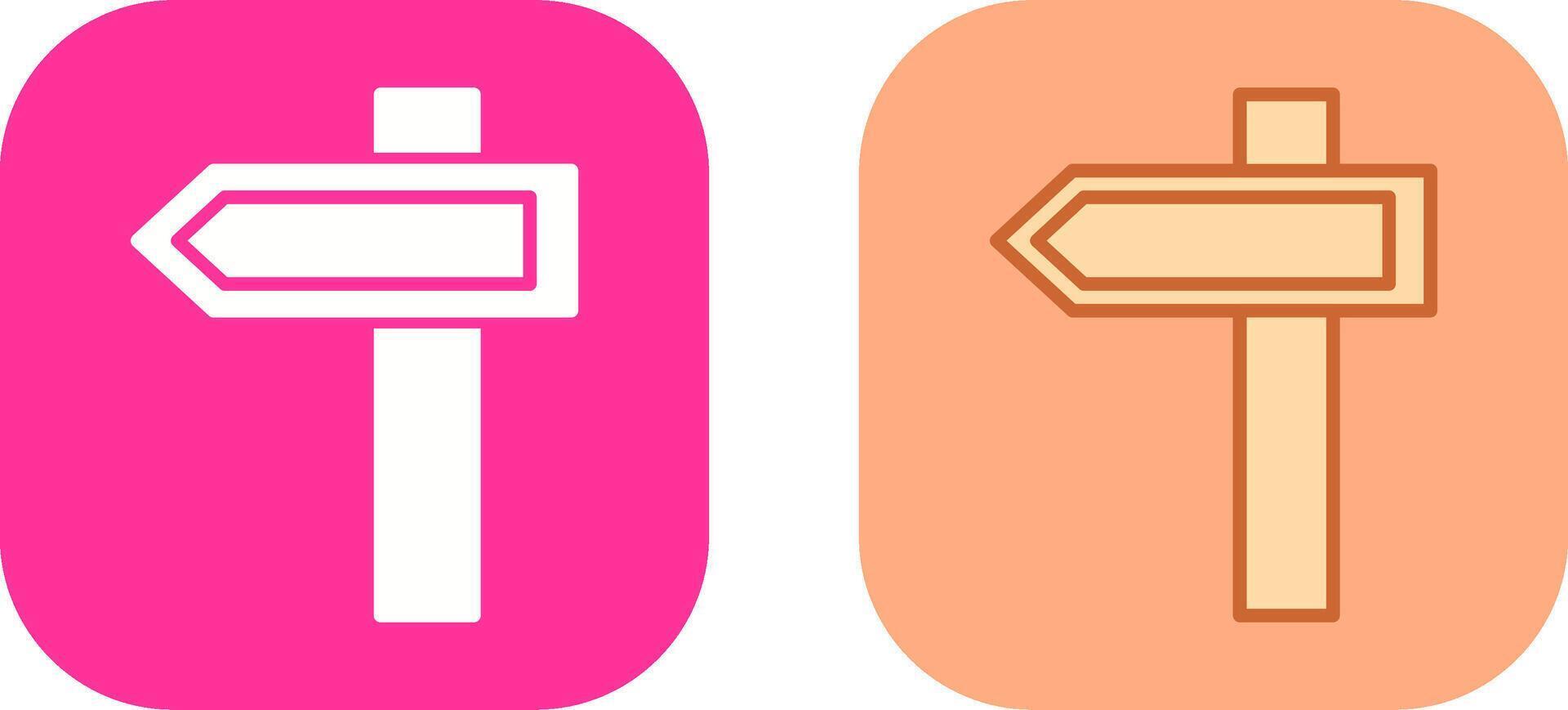 Arrow Left Icon Design vector