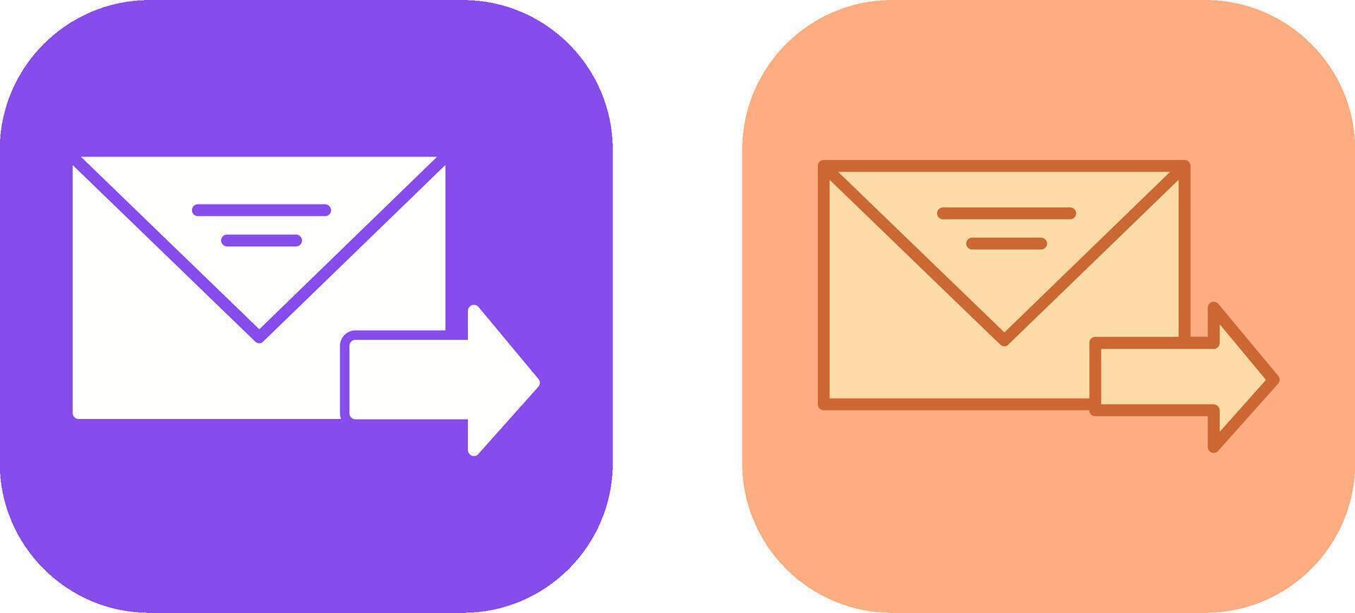 Send Message Icon Design vector