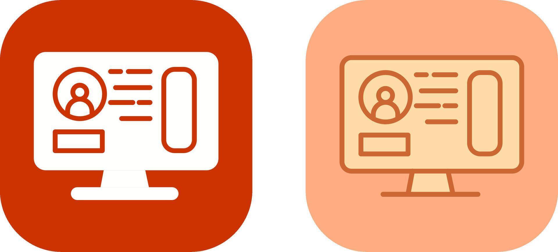 Profile Icon Design vector