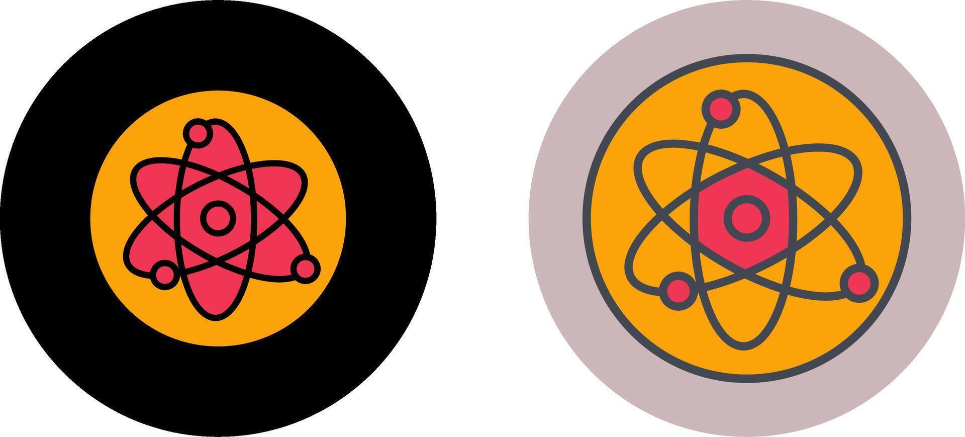 Atom Icon Design vector