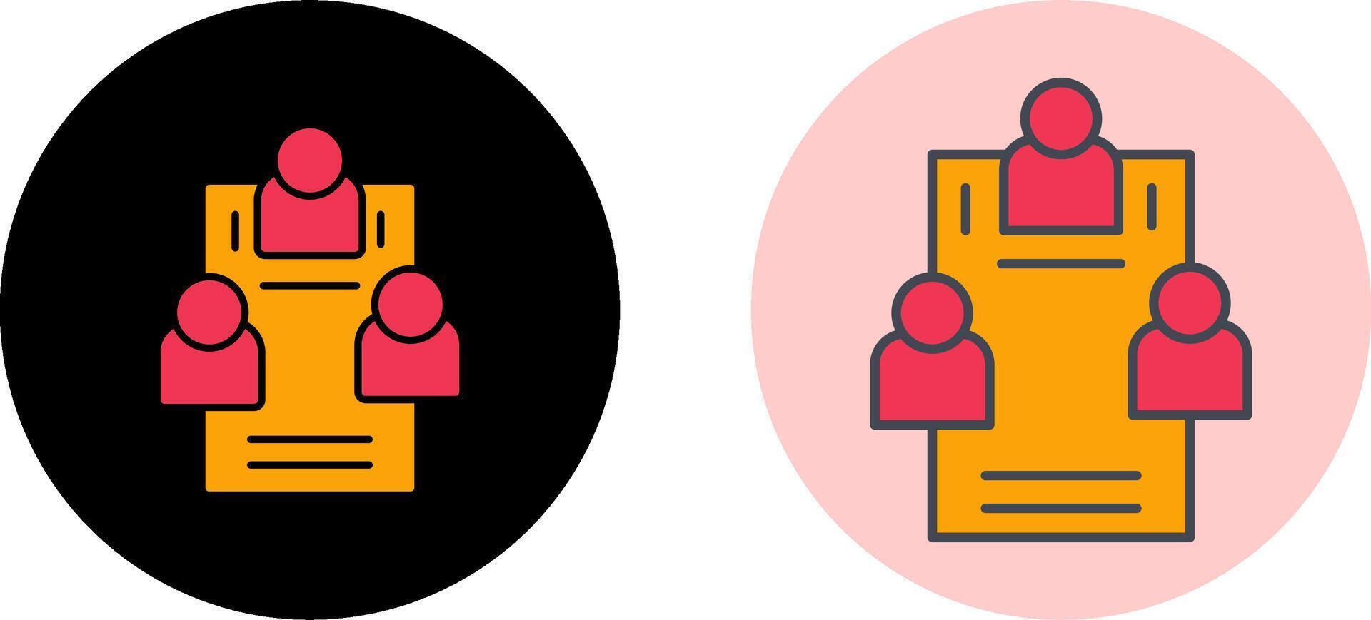 Team Icon Design vector