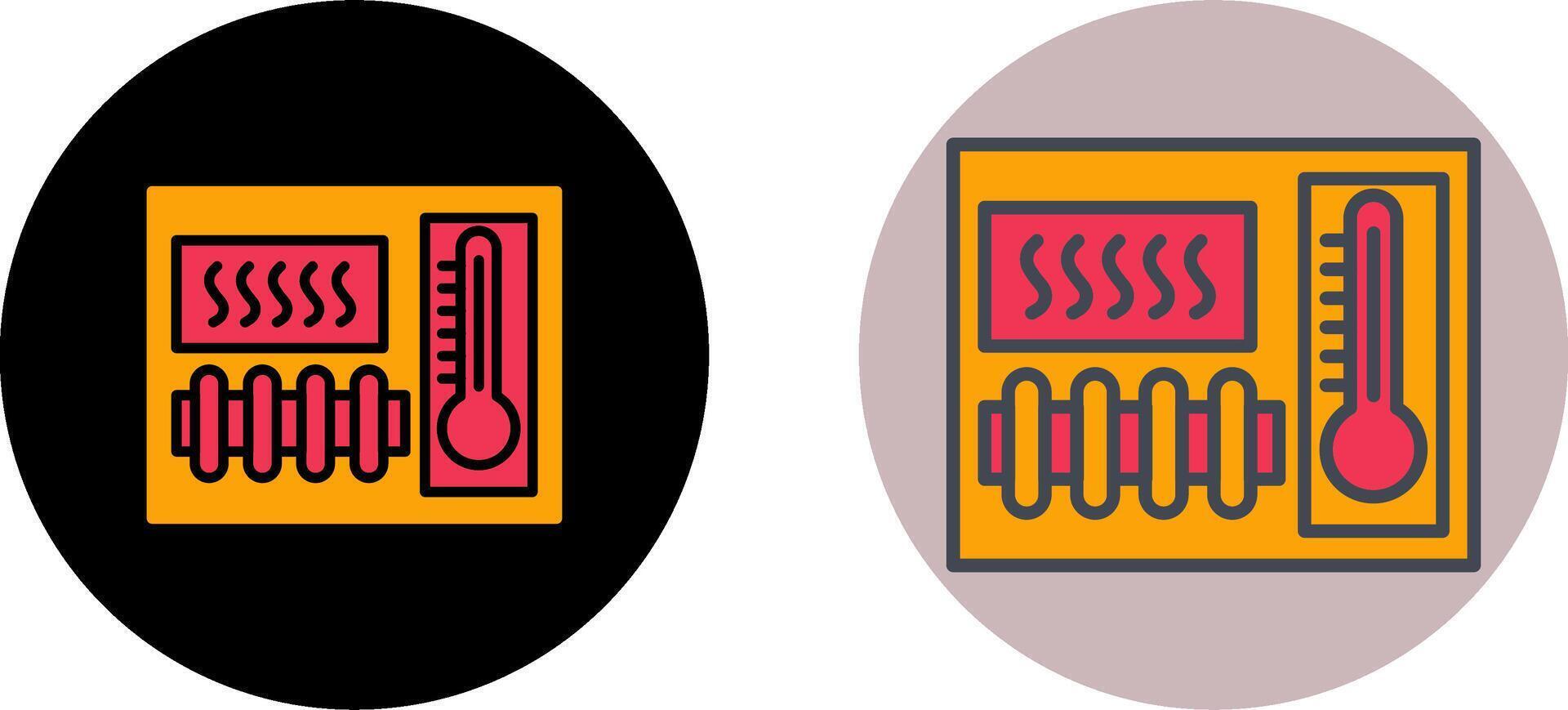 Heating Element Icon Design vector