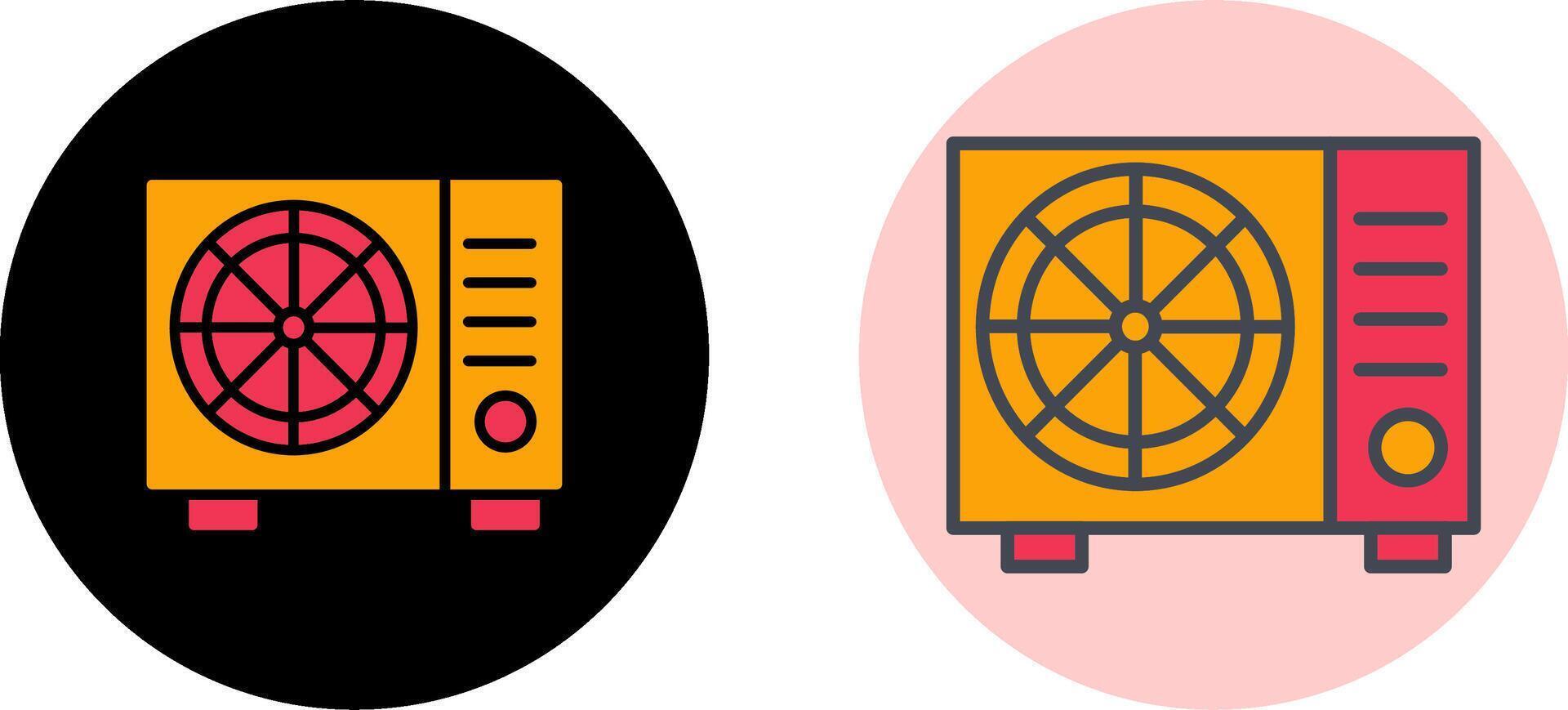 AC Outside Unit Icon Design vector