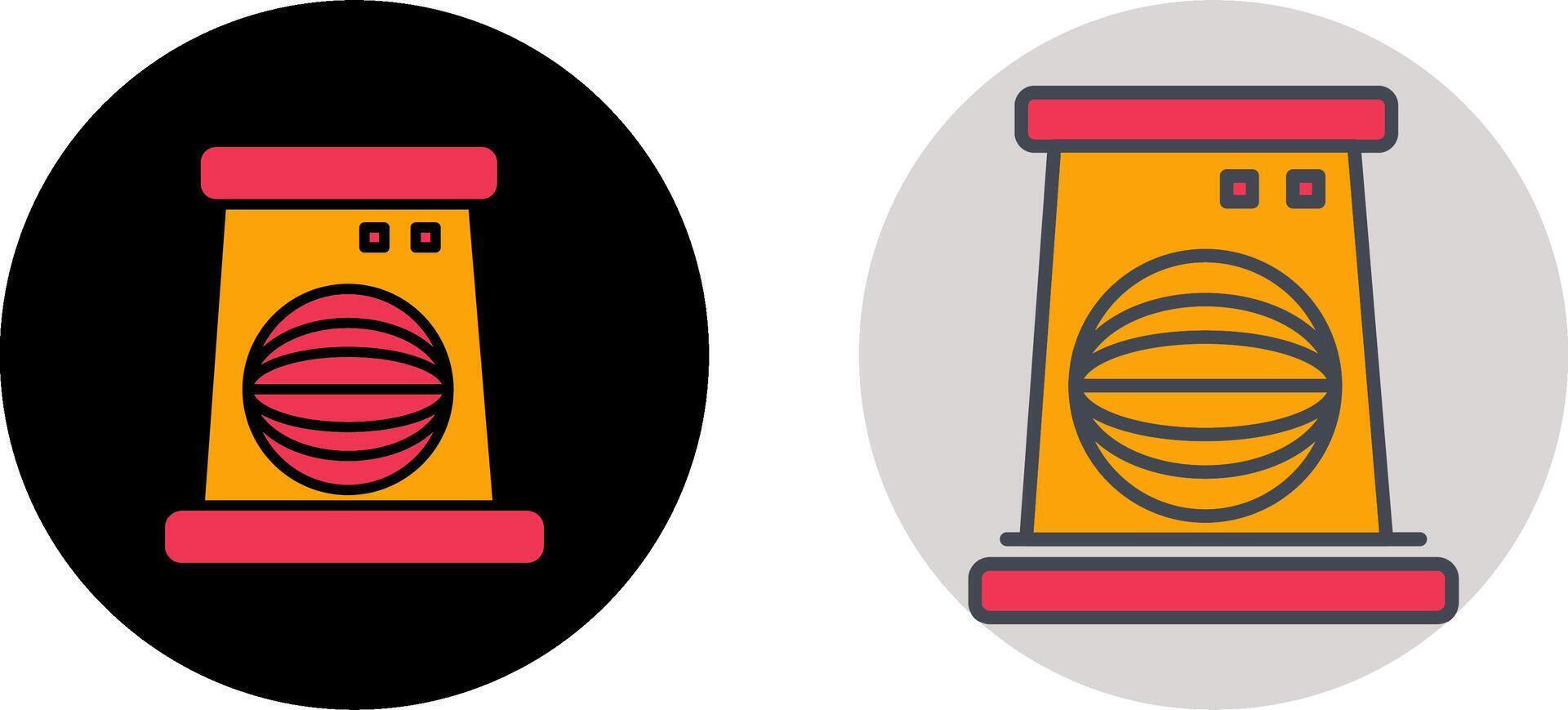 Fan Heater Icon Design vector