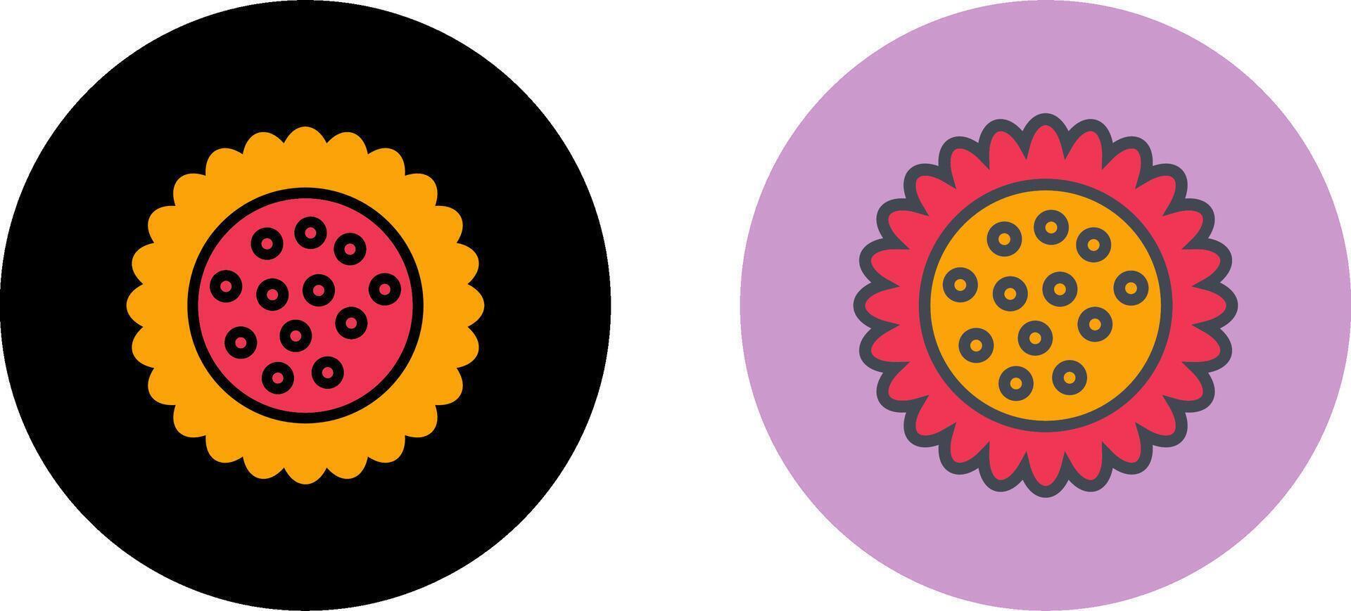 Sunflower Icon Design vector