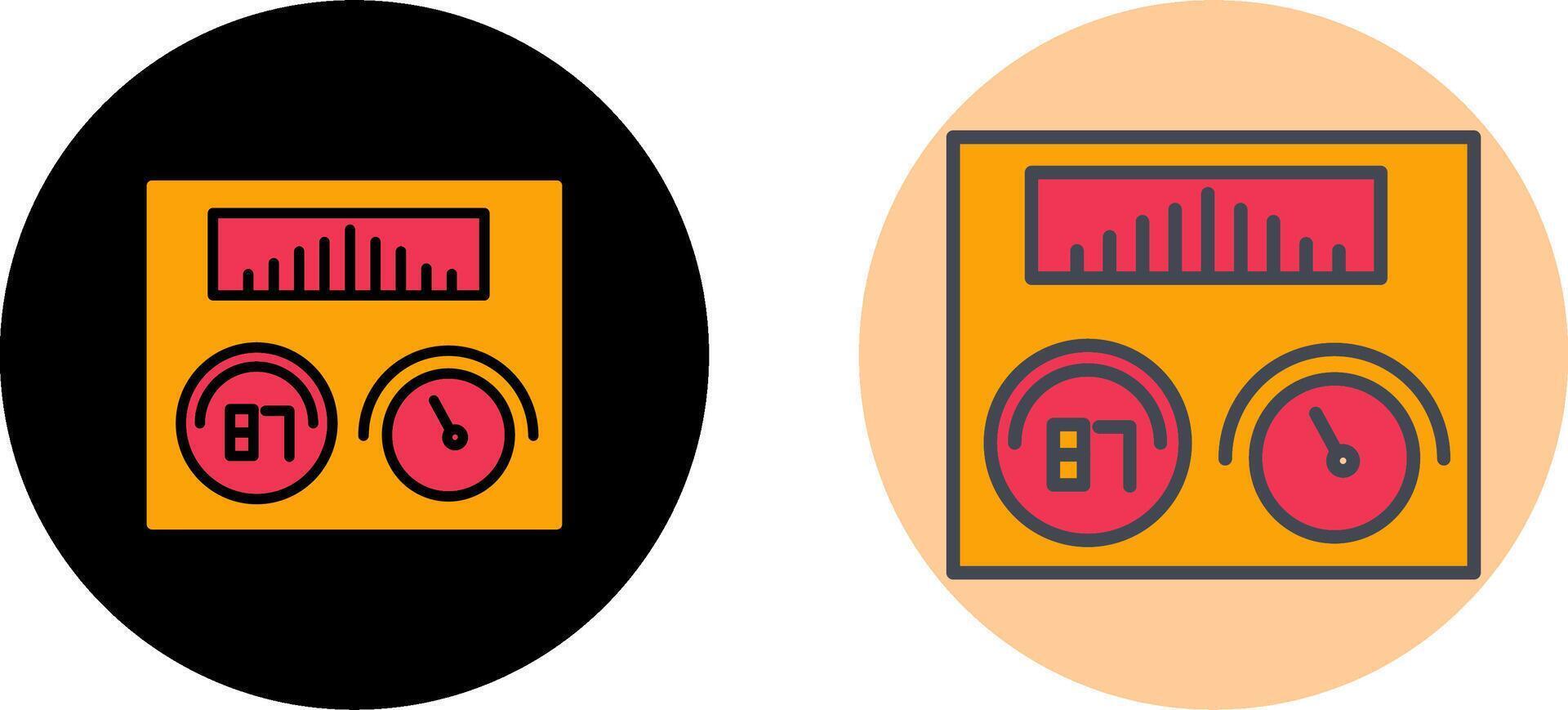 Thermoregulator Icon Design vector