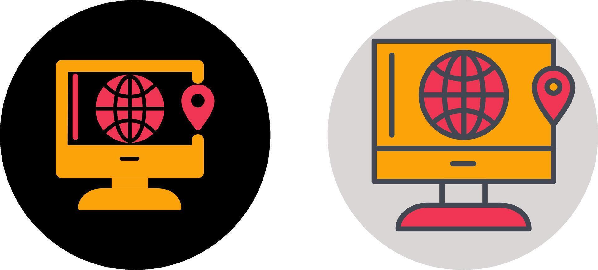 GPS Icon Design vector