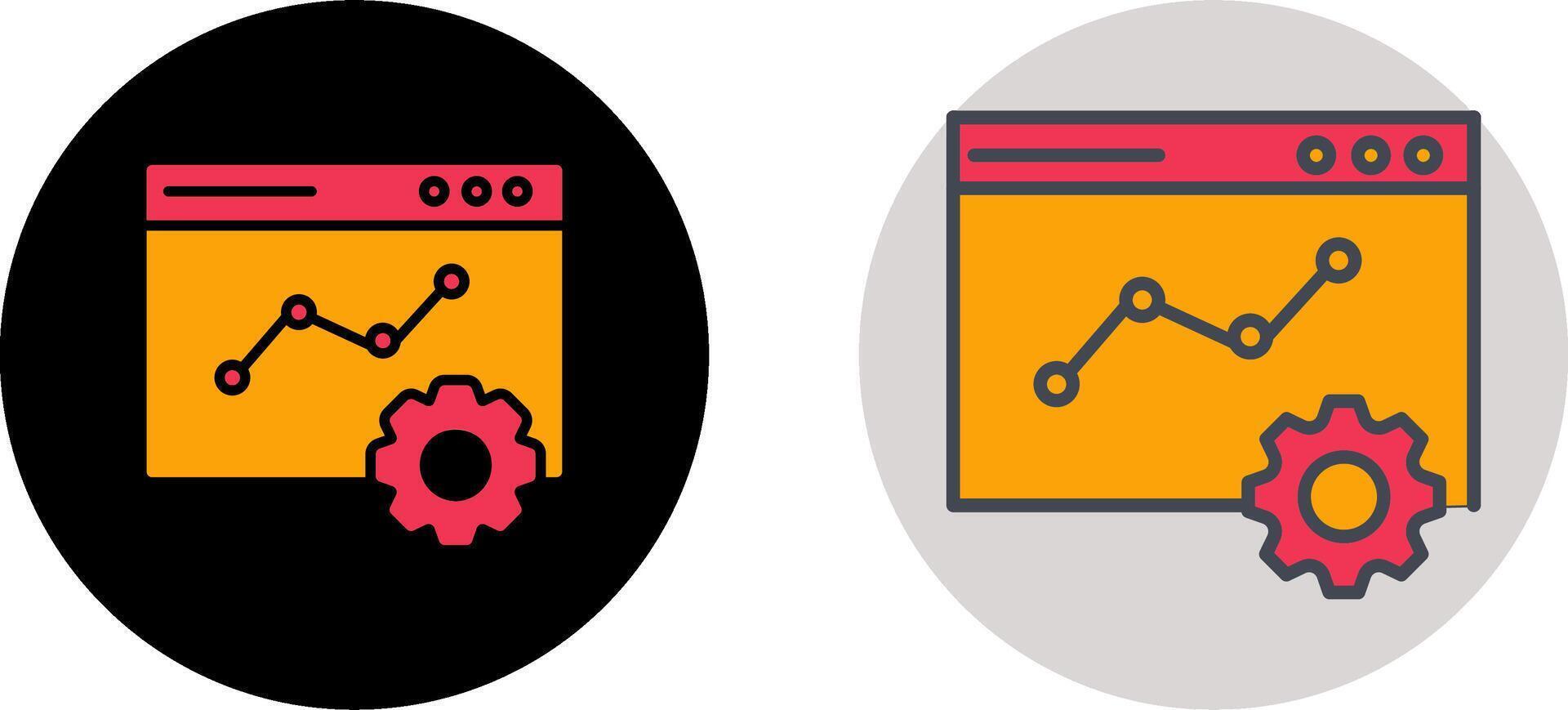 Web Optimization Icon Design vector