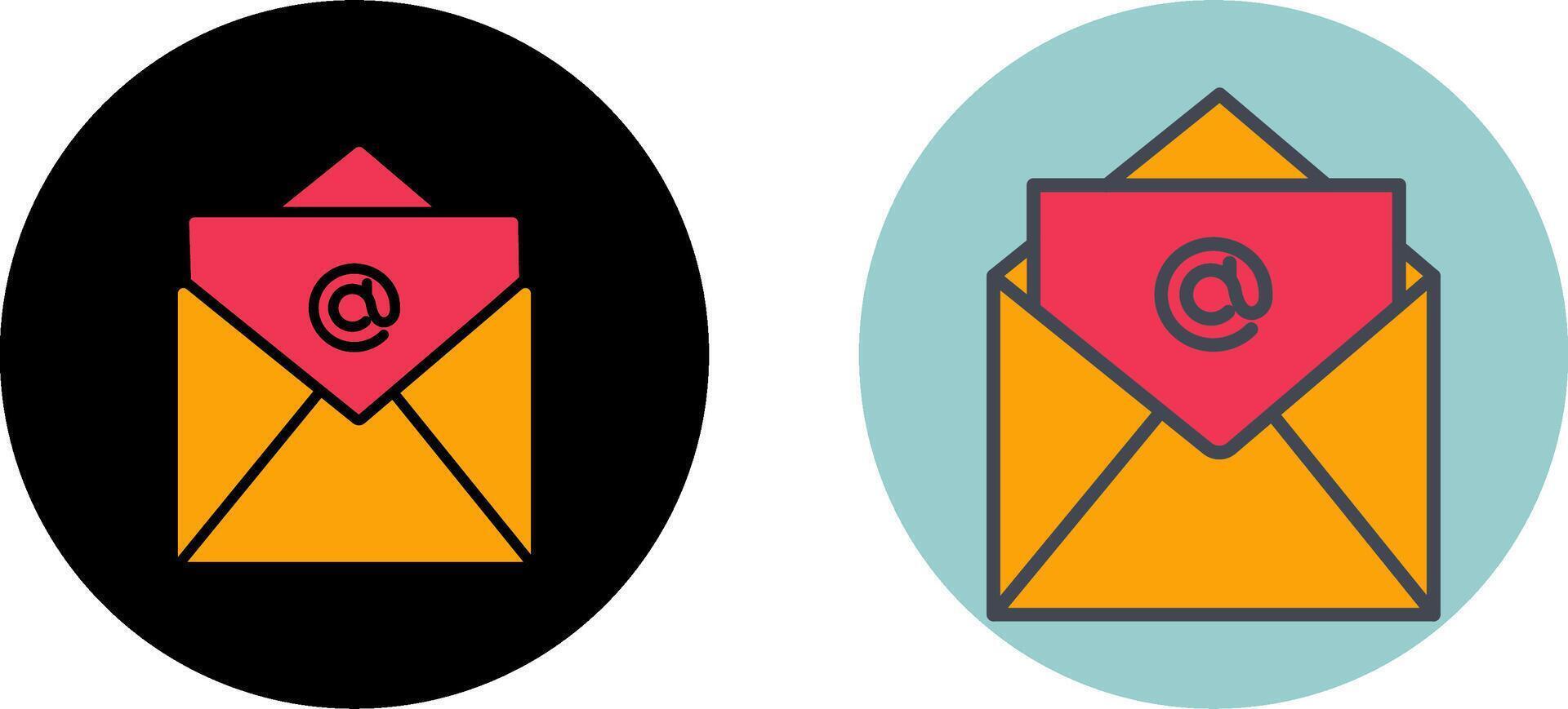 Emails Icon Design vector