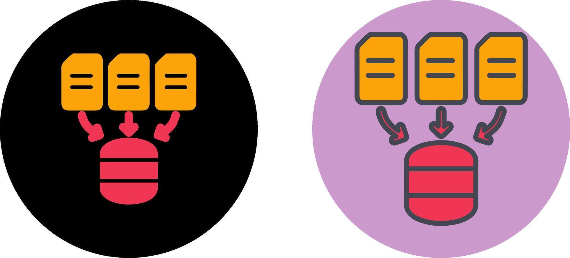 Gather Icon Design vector