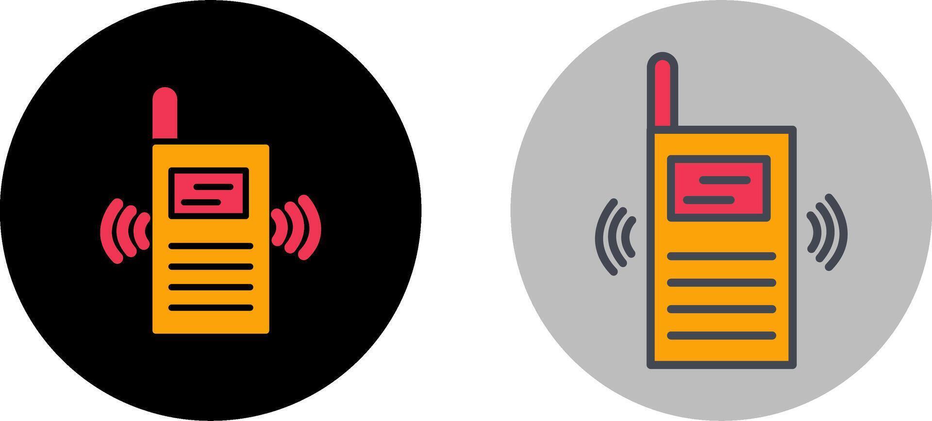 Walkie Talkie Icon Design vector