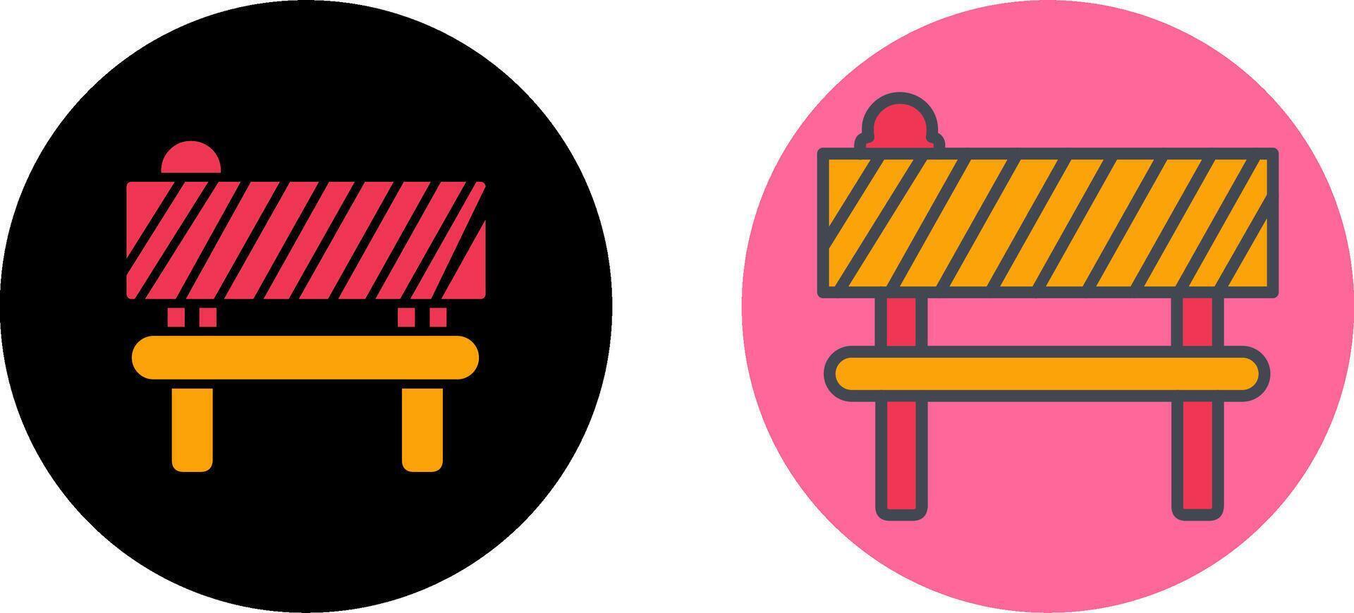 Barrier Icon Design vector