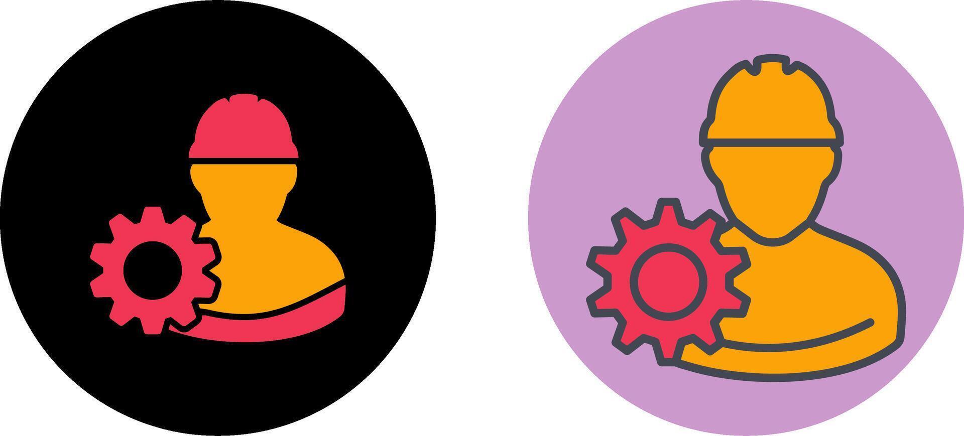 Engineer Icon Design vector