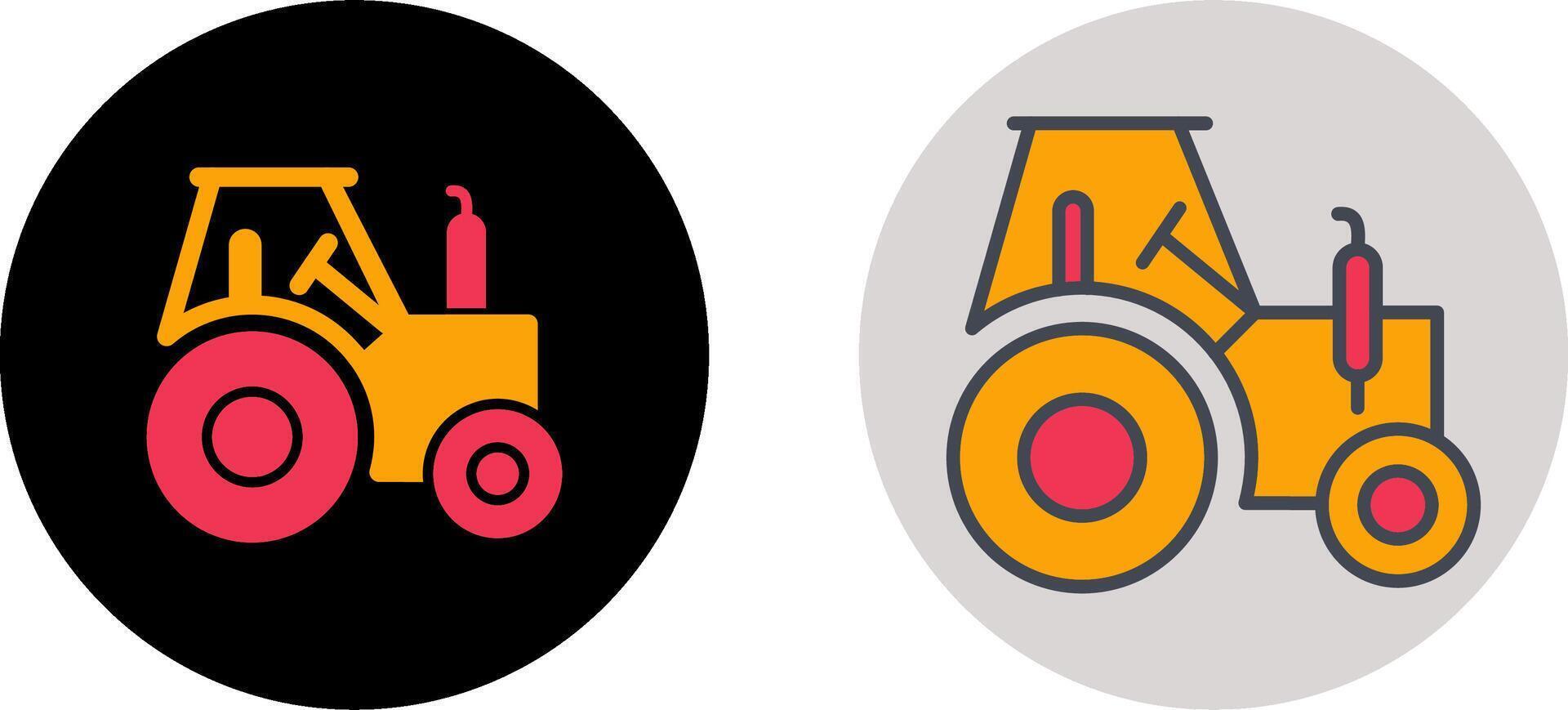 Tractor Icon Design vector