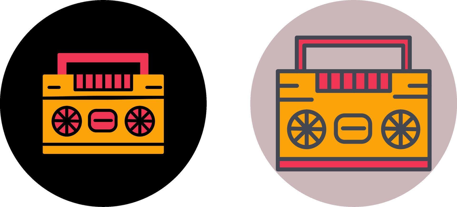 Tape Icon Design vector