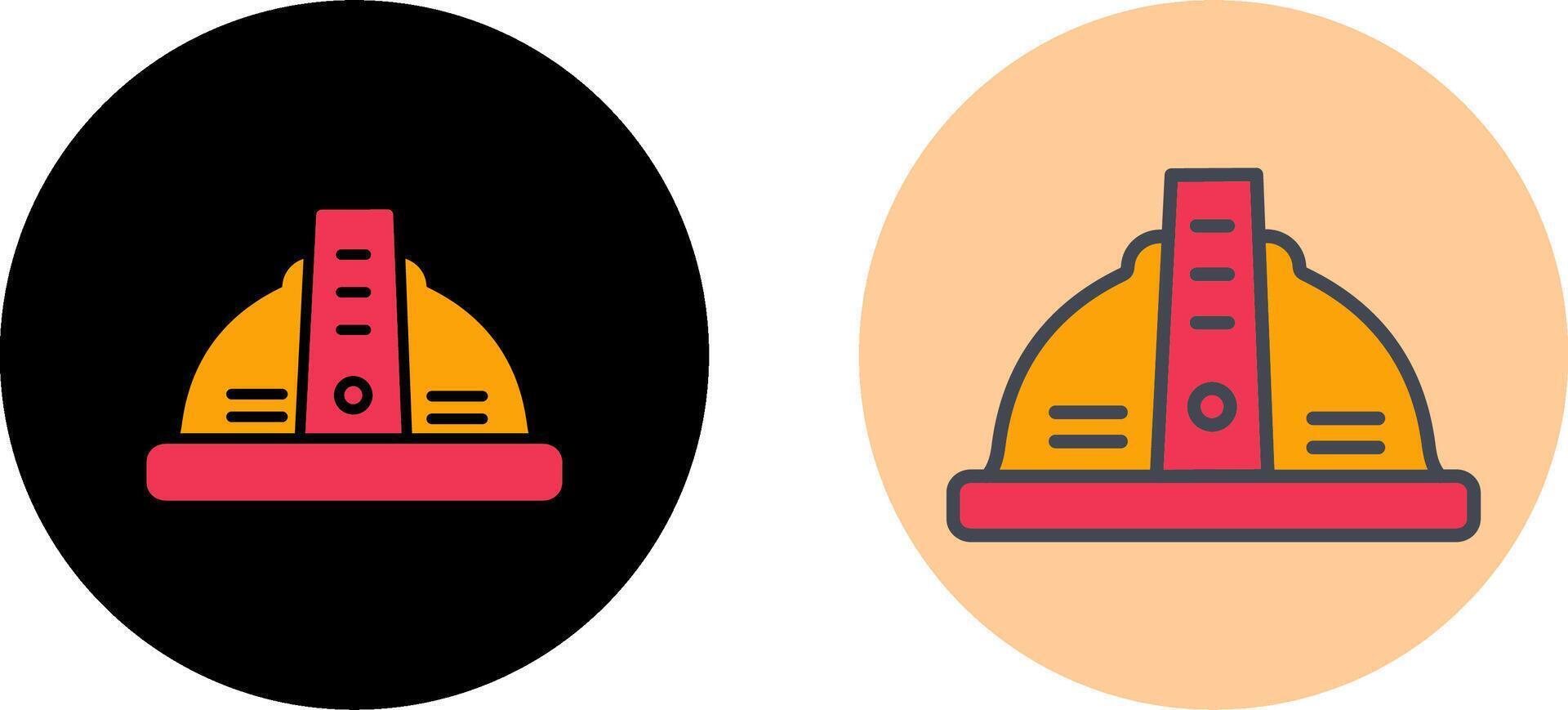 Helmet Icon Design vector