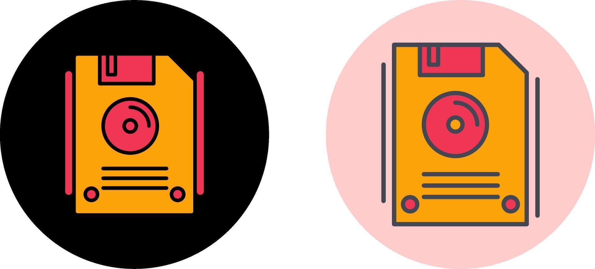 Floppy Disk Icon Design vector