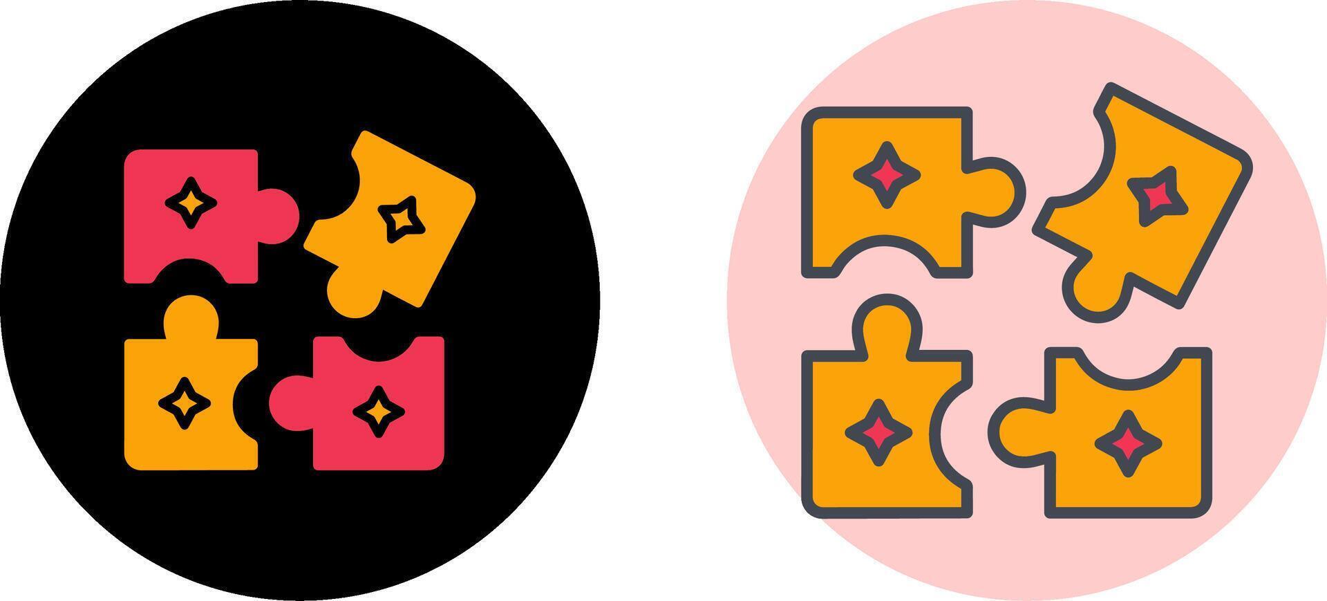 Puzzle Icon Design vector