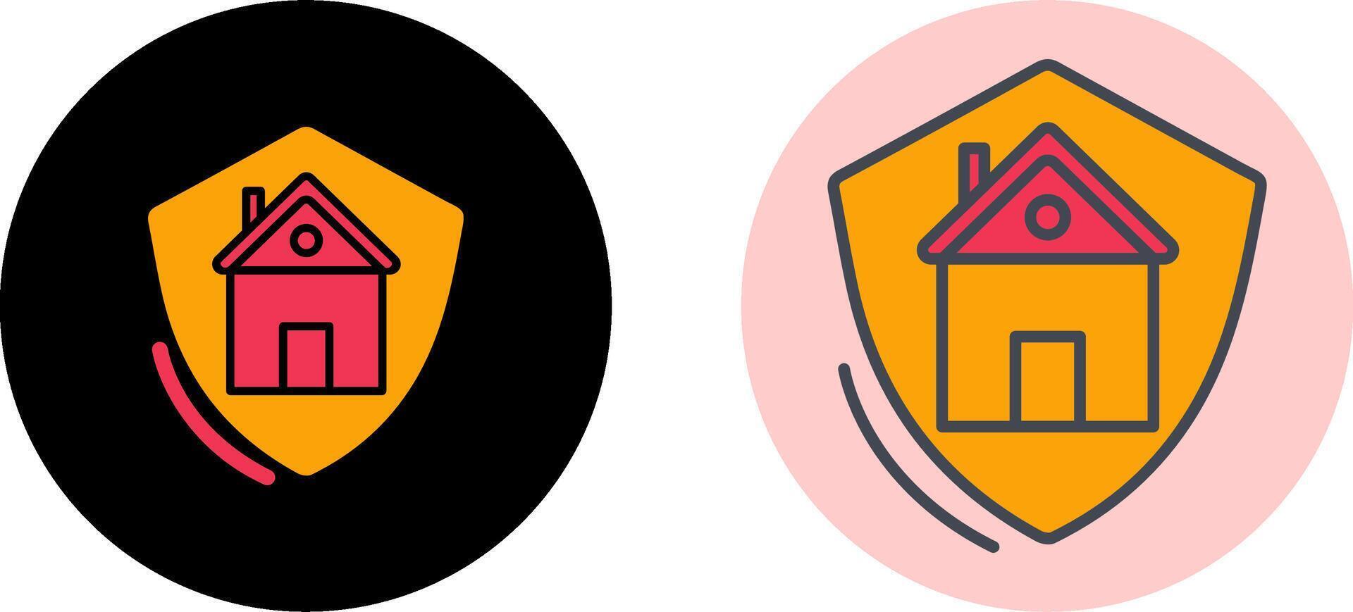 House Protection Icon Design vector