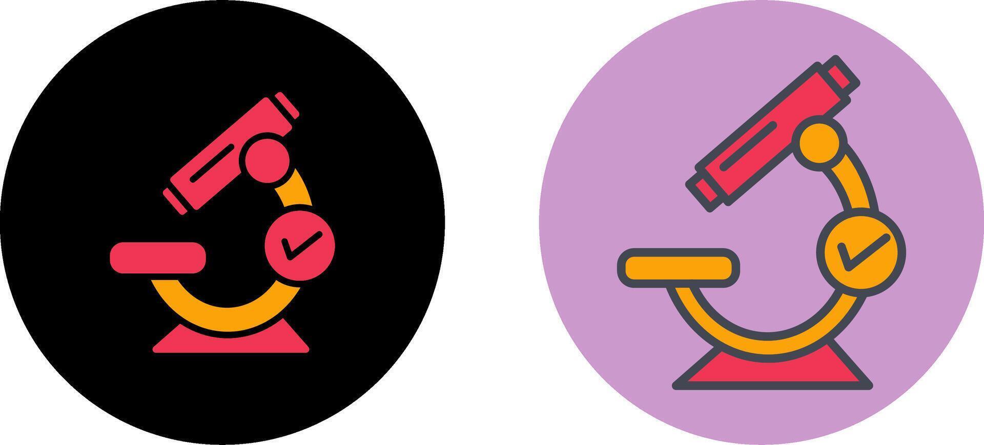 Microscope Icon Design vector