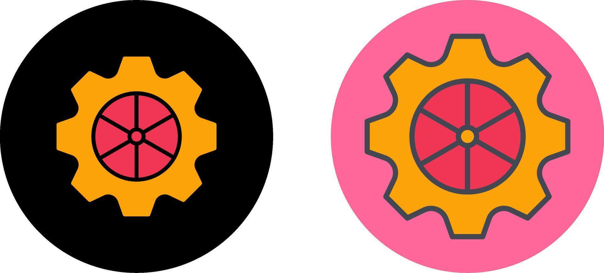 Wheel Icon Design vector