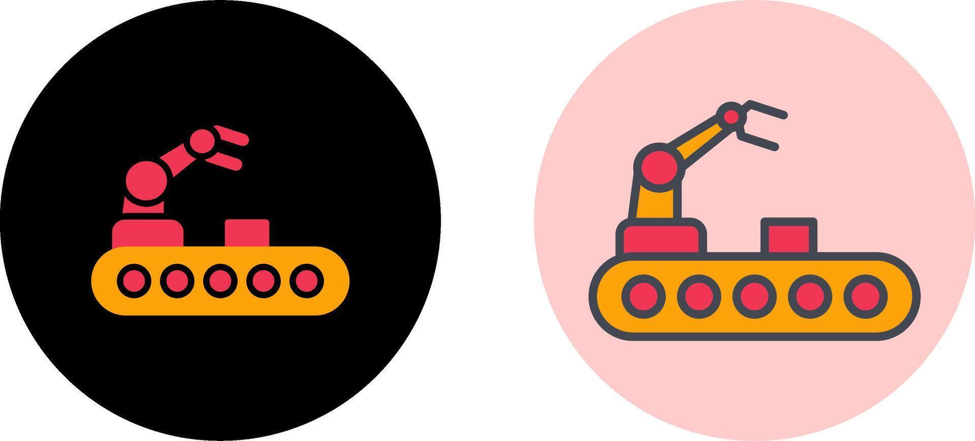 Conveyor II Icon Design vector