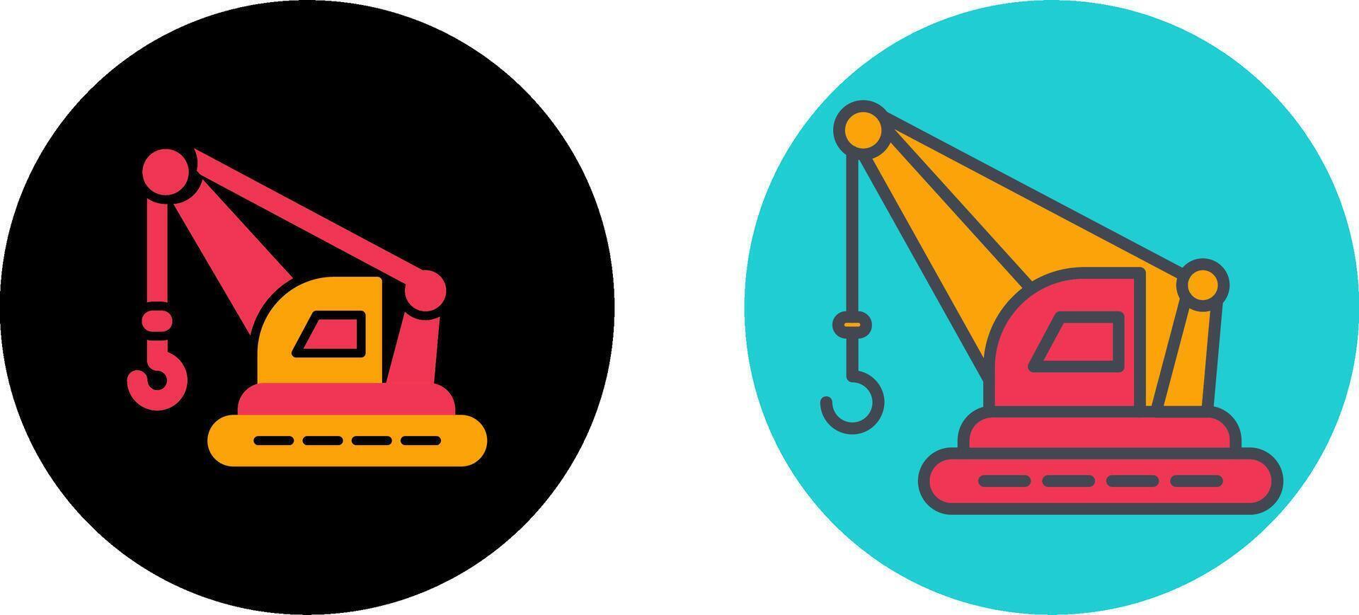 Crane I Icon Design vector