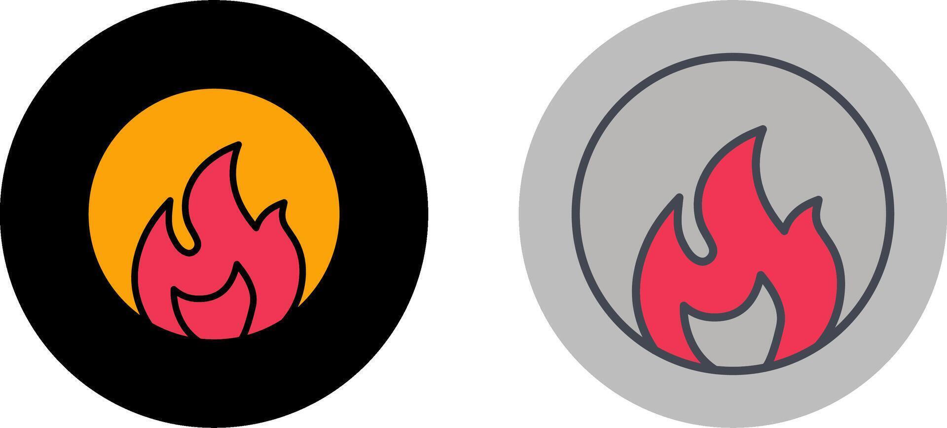 Fire Icon Design vector