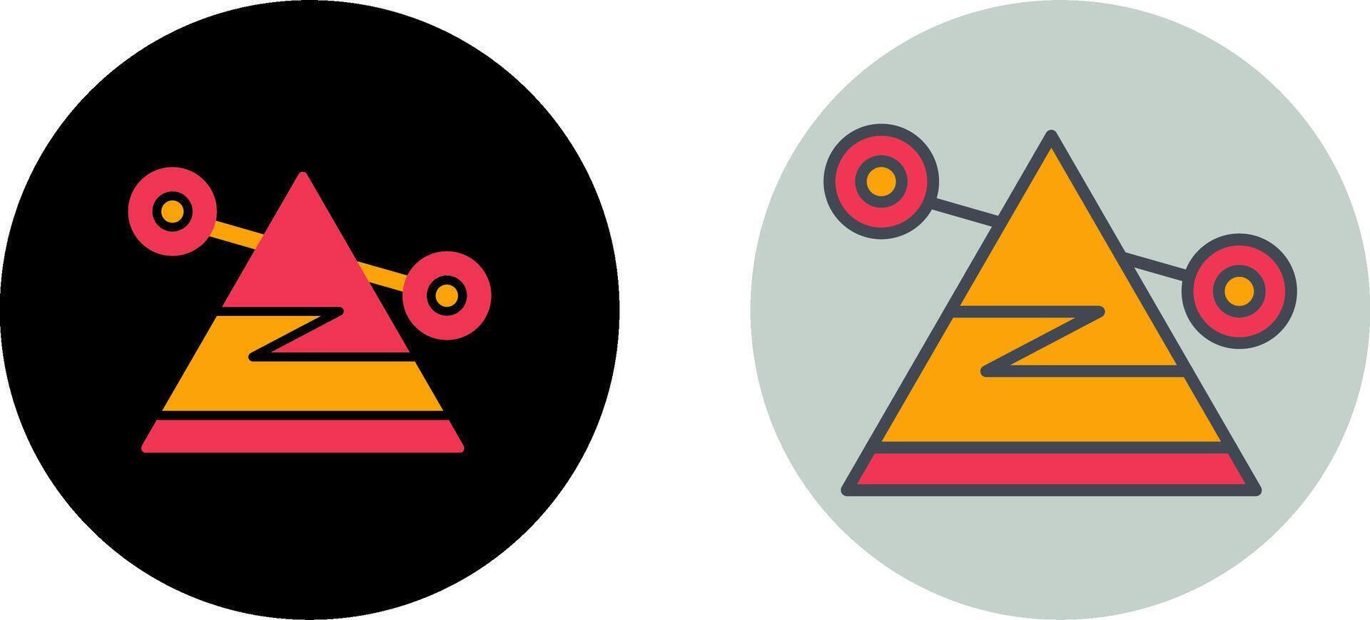Dispersion Icon Design vector