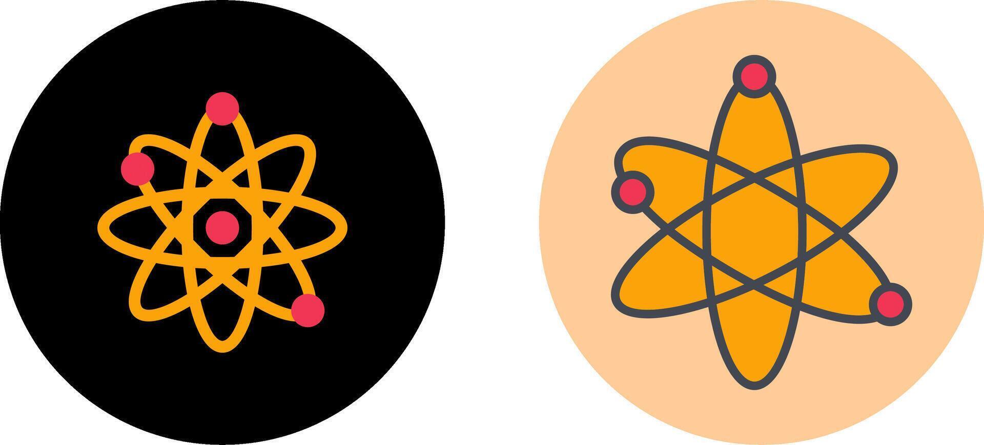 Proton Icon Design vector