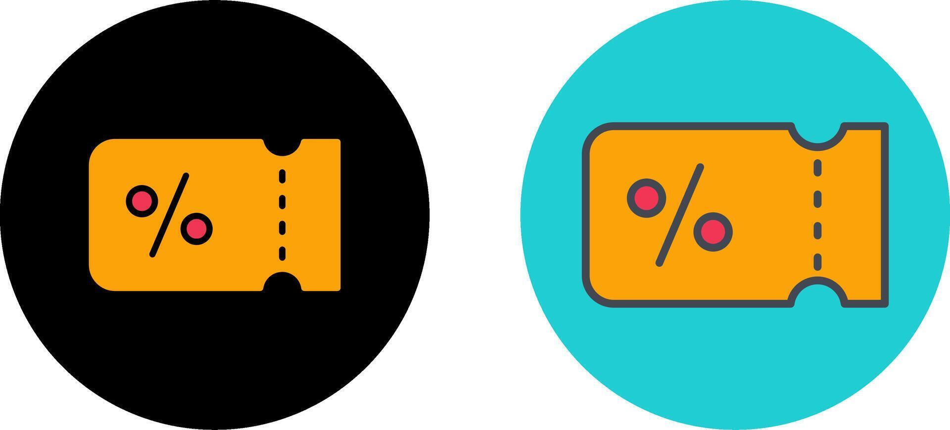 Discount Icon Design vector