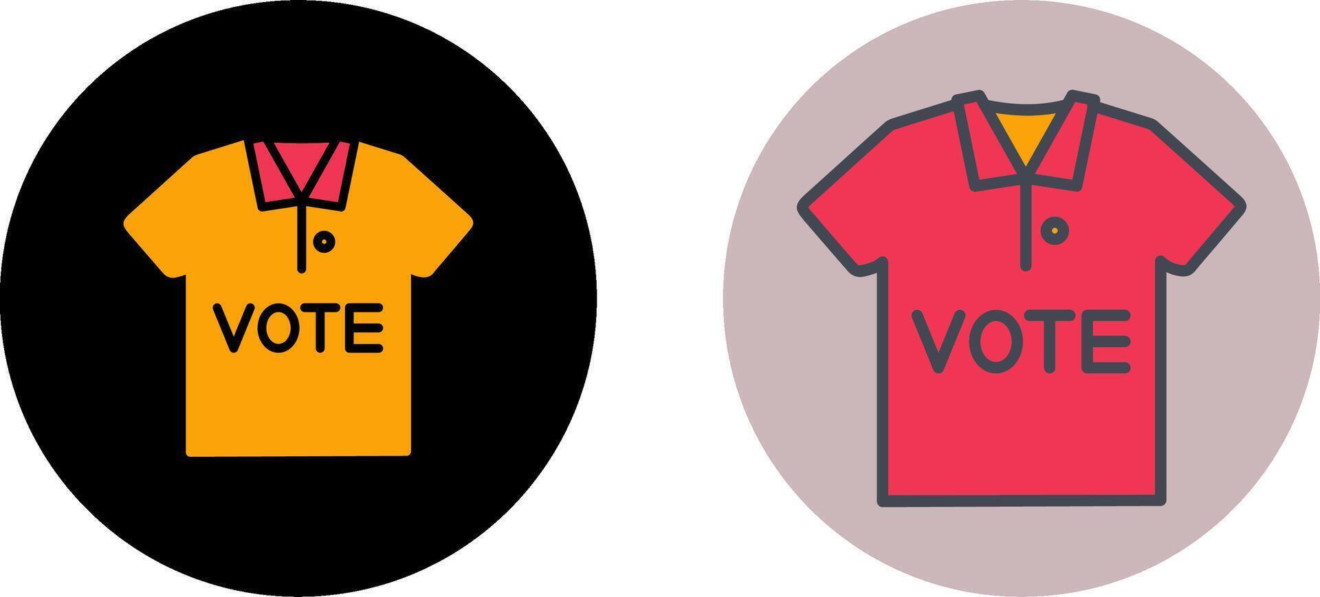T Shirt Icon Design vector