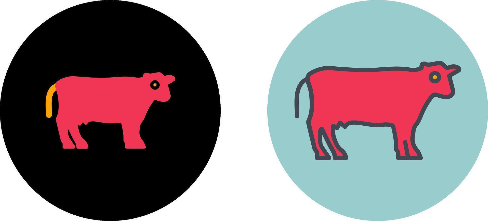 vacas icono diseño vector